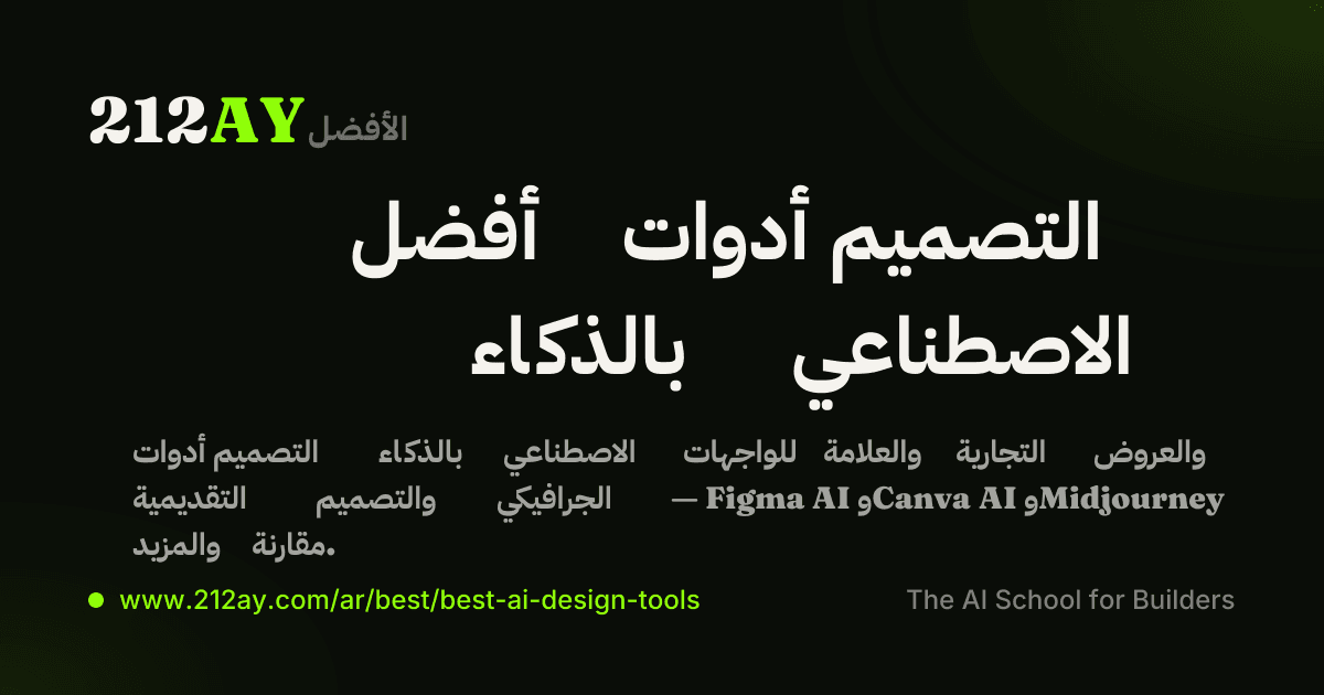 أفضل أدوات التصميم بالذكاء الاصطناعي