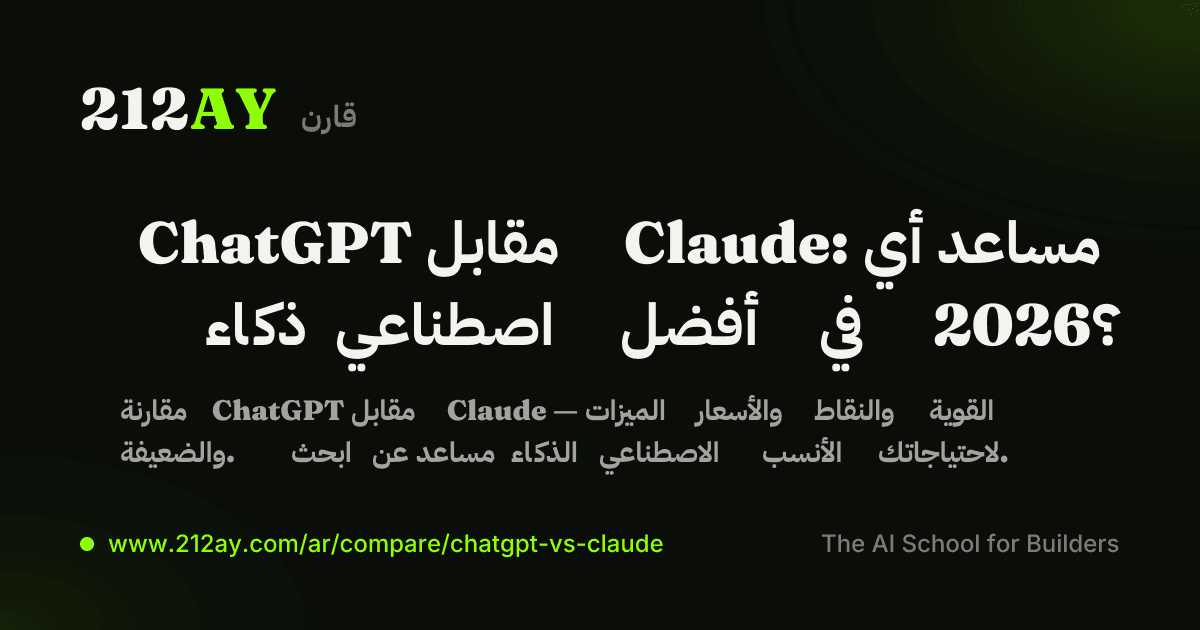 ChatGPT مقابل Claude: أي مساعد ذكاء اصطناعي أفضل في 2026؟