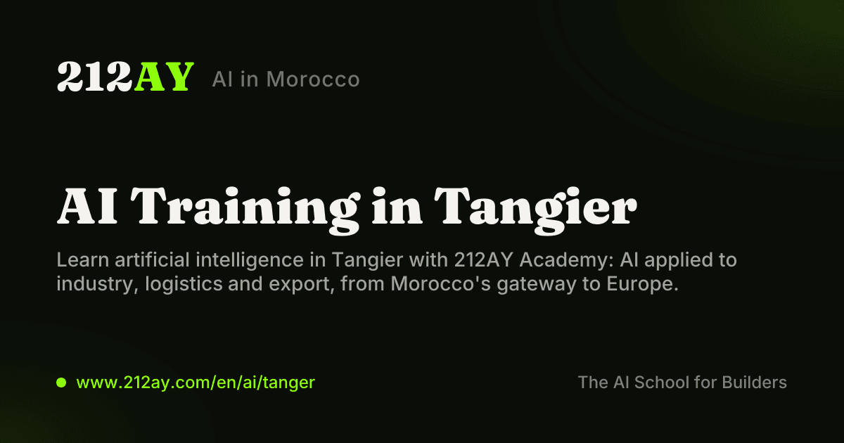 AI Training in Tangier