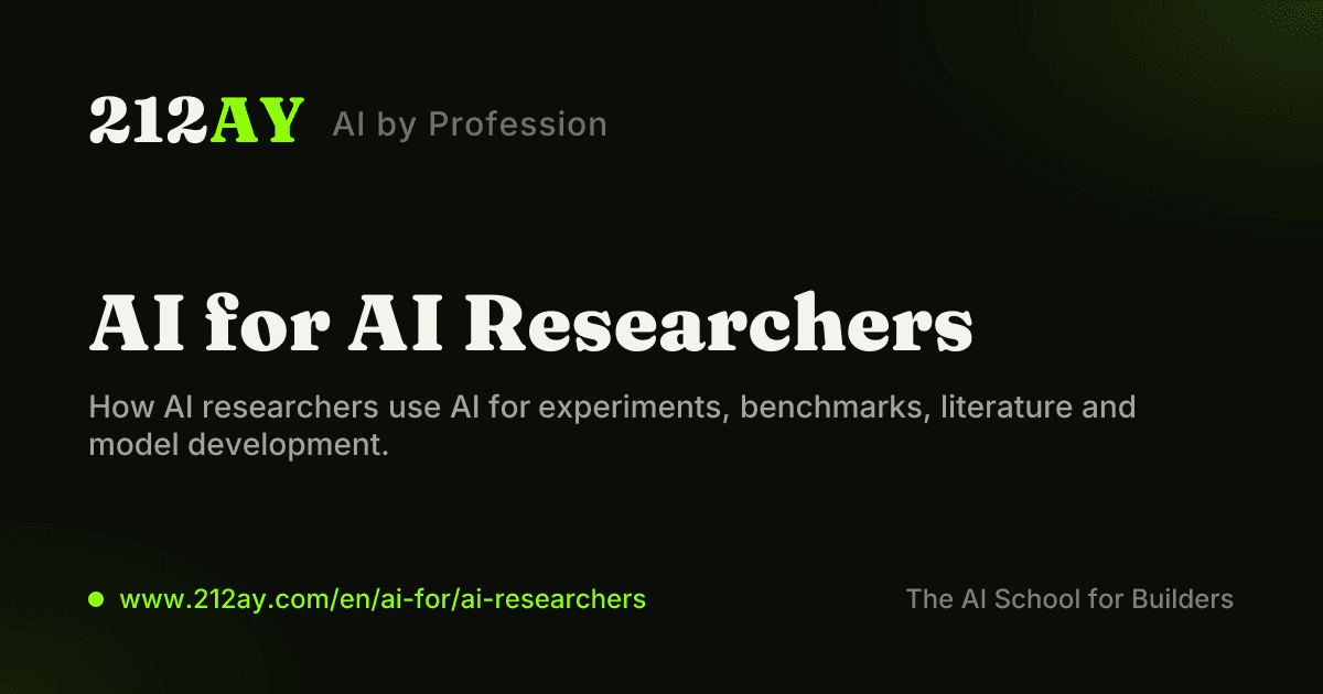 AI for AI Researchers
