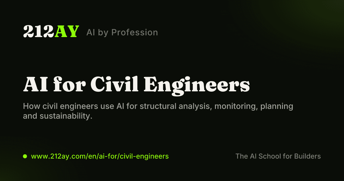 AI for Civil Engineers