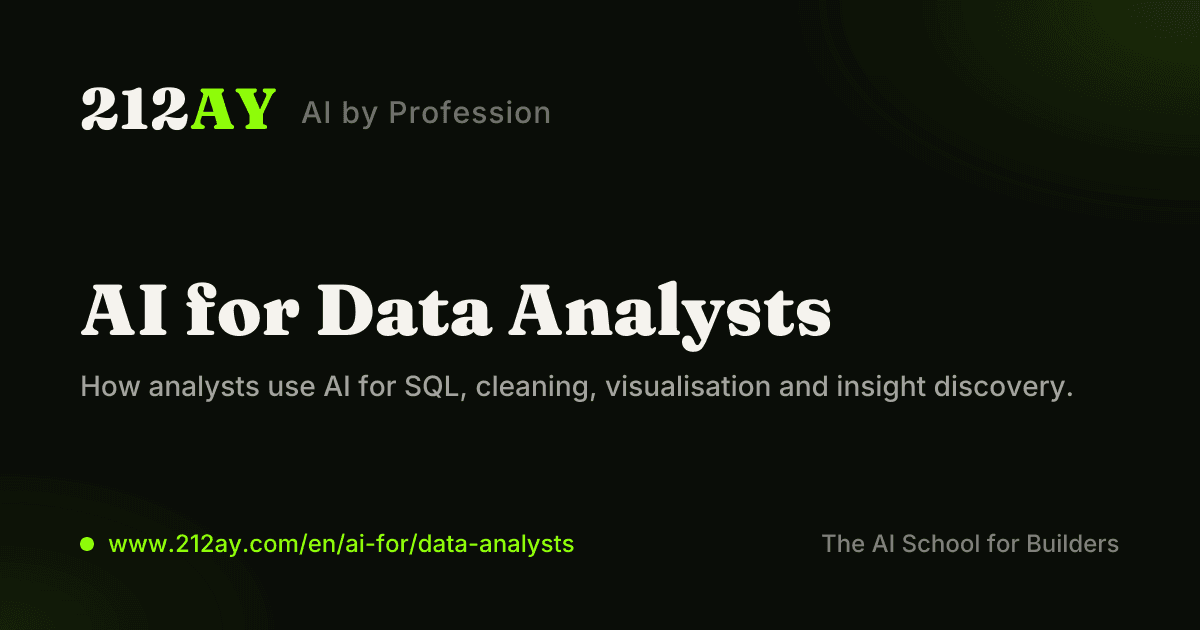 AI for Data Analysts