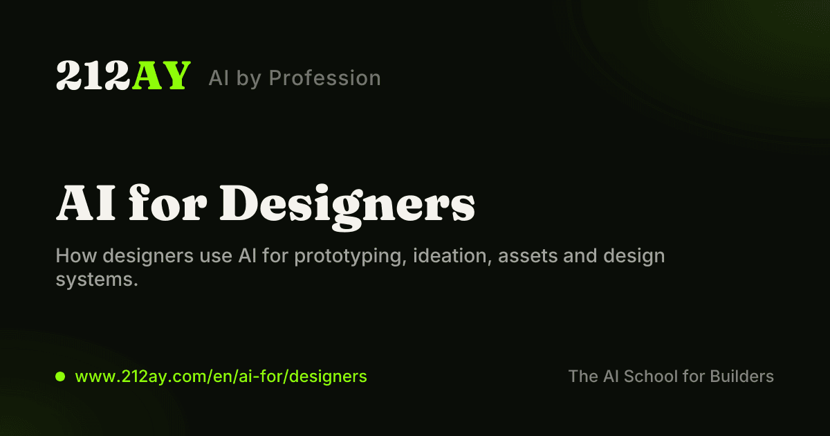 AI for Designers