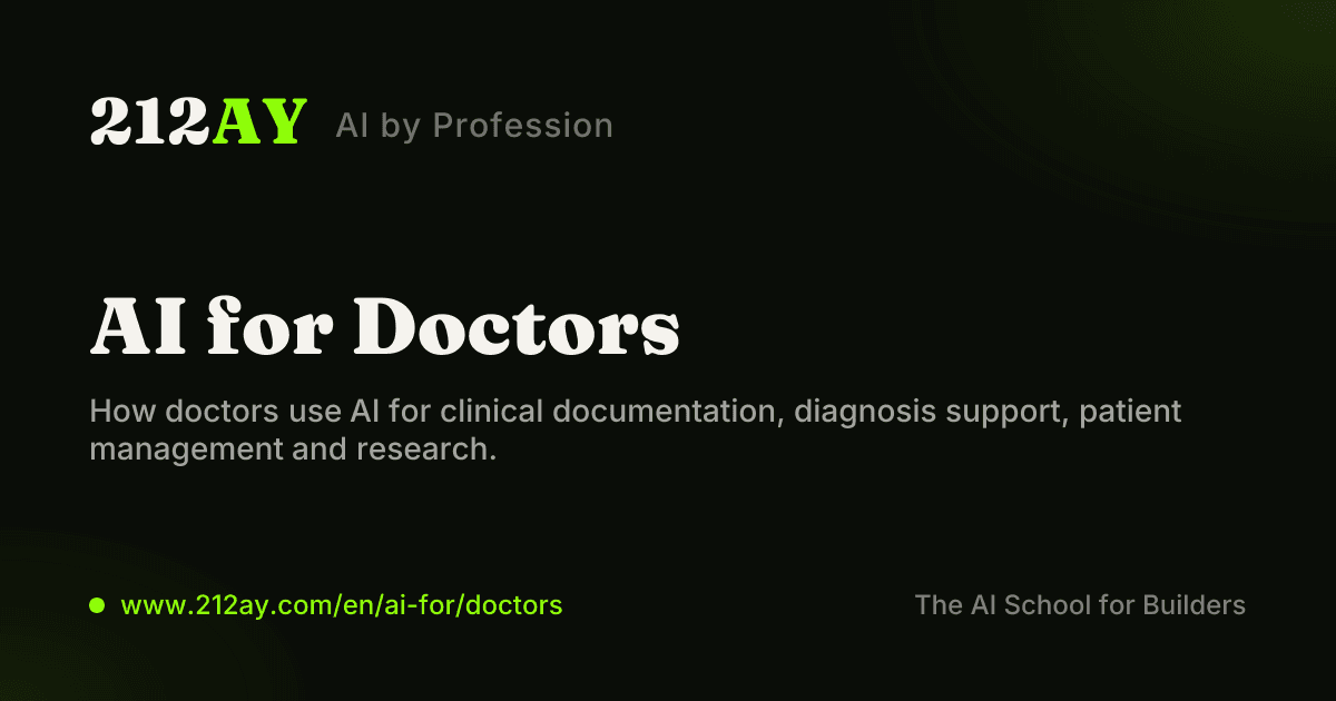 AI for Doctors