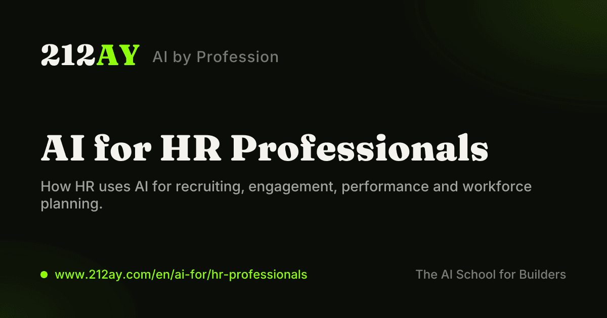 AI for HR Professionals