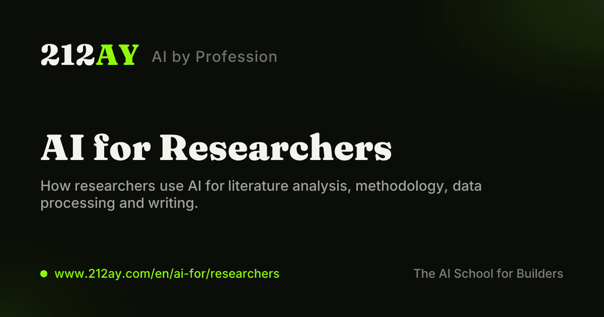 AI for Researchers