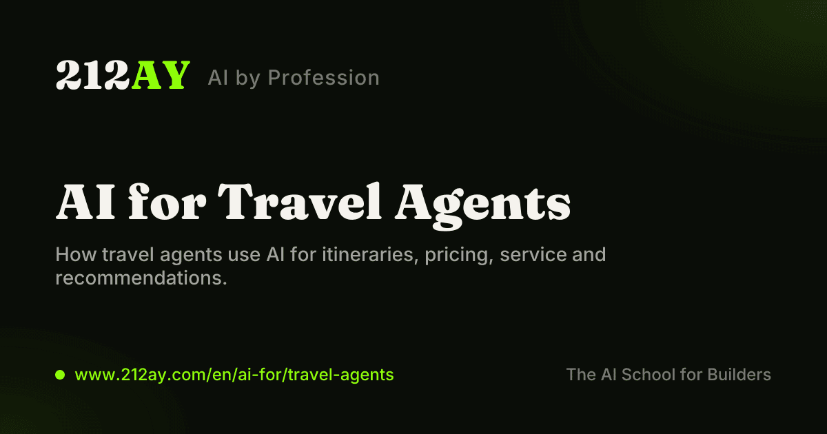AI for Travel Agents