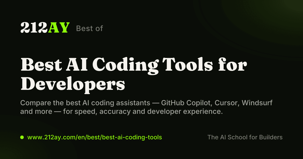 Best AI Coding Tools for Developers