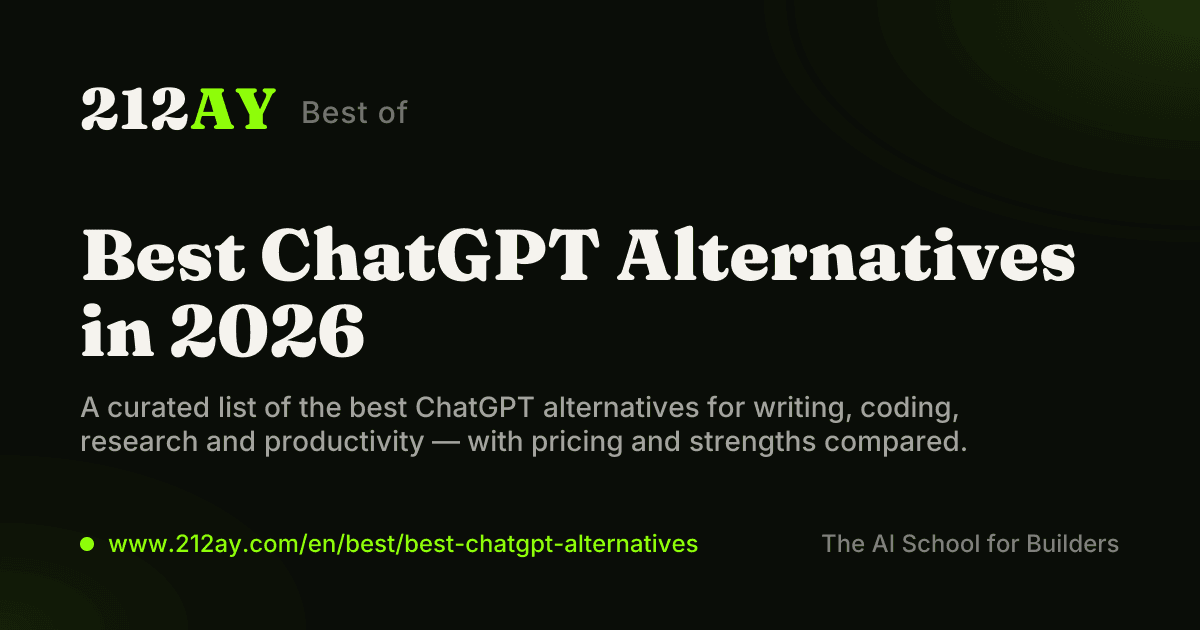 Best ChatGPT Alternatives in 2026