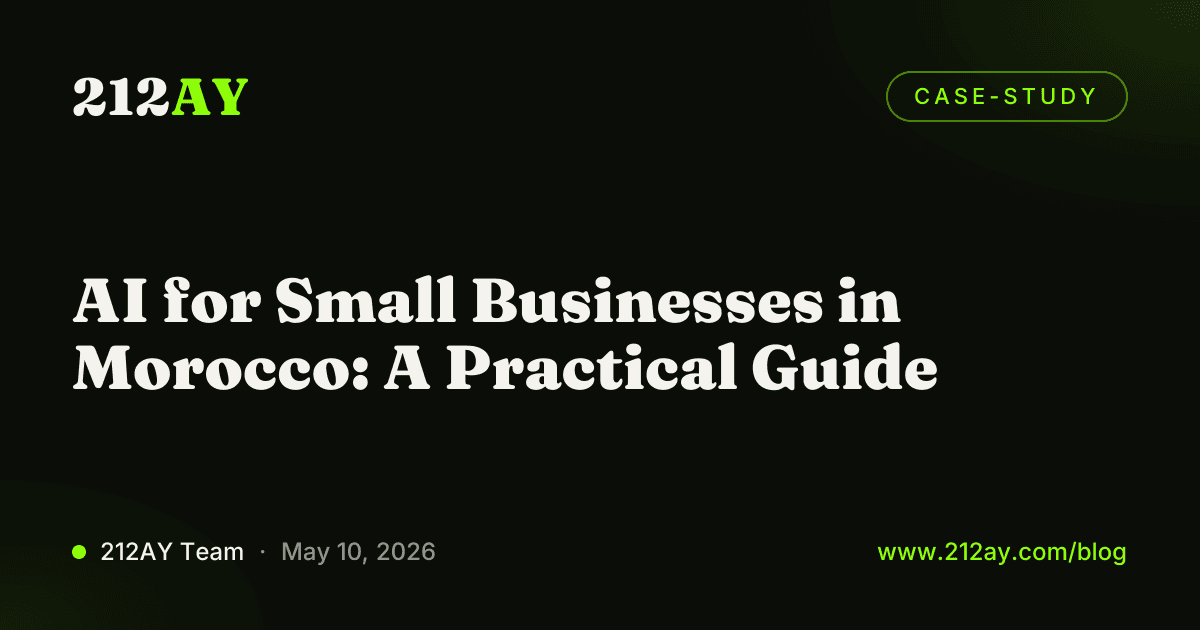 AI for Small Businesses in Morocco: A Practical Guide