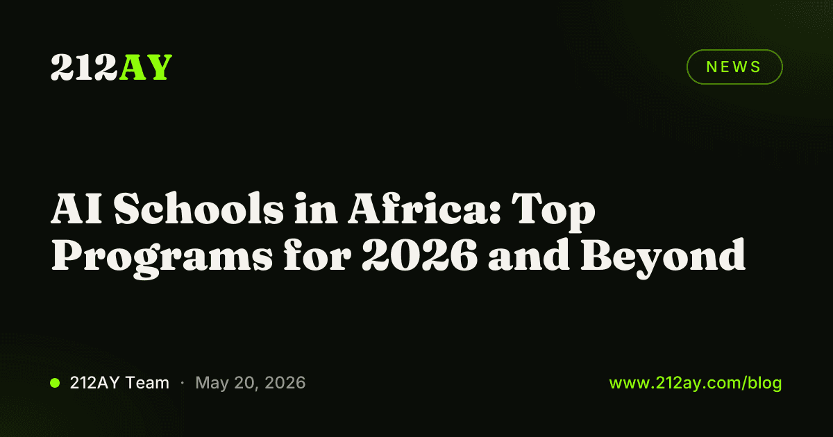 AI Schools in Africa: Top Programs for 2026 and Beyond