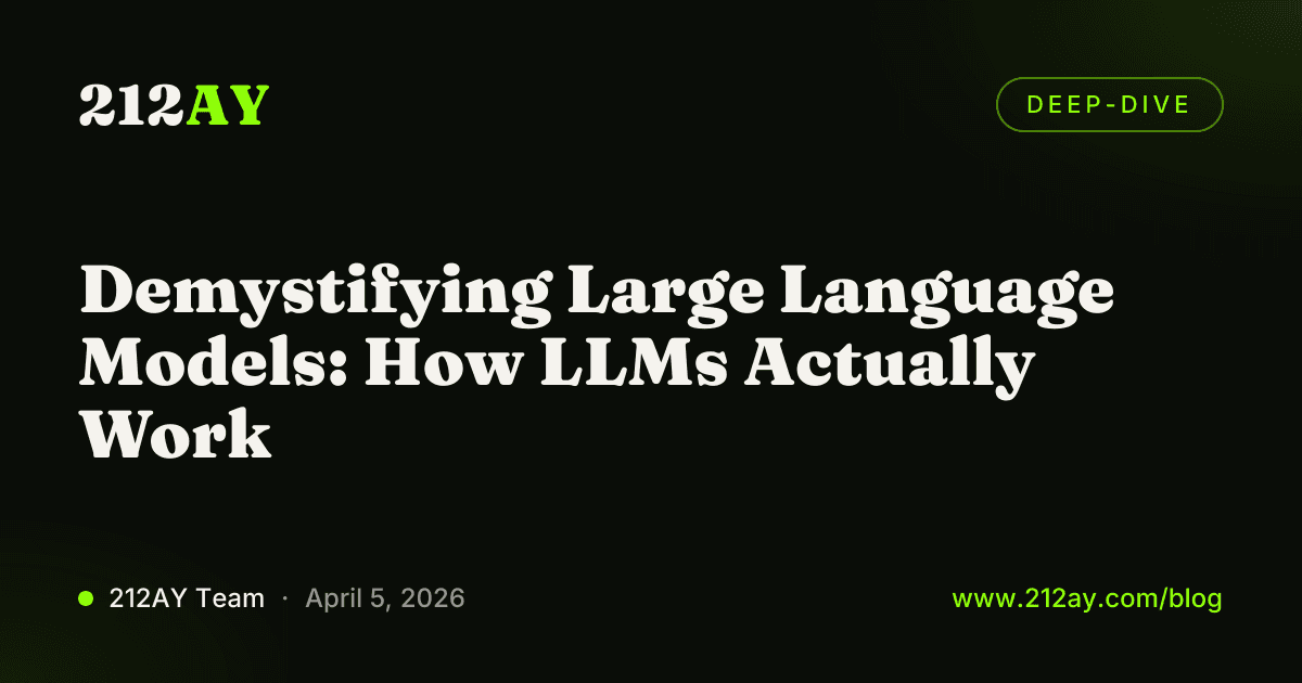 Demystifying Large Language Models: How LLMs Actually Work