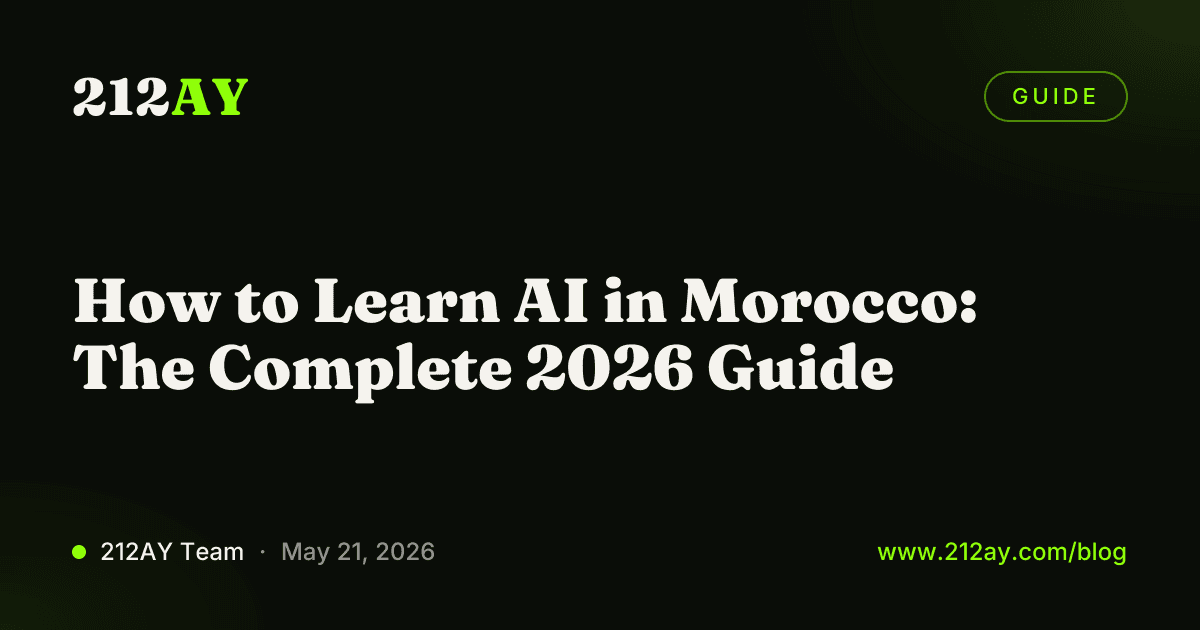 How to Learn AI in Morocco: The Complete 2026 Guide