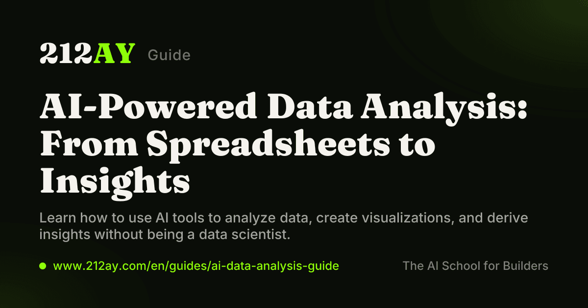 AI-Powered Data Analysis: From Spreadsheets to Insights