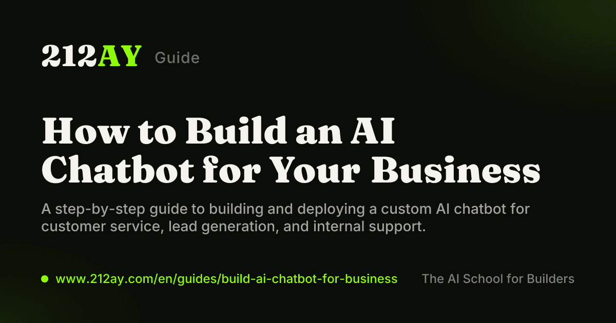 How to Build an AI Chatbot for Your Business