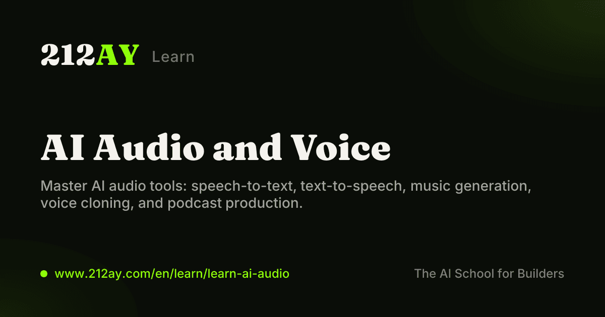 AI Audio and Voice