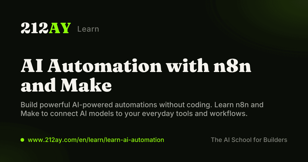 AI Automation with n8n and Make