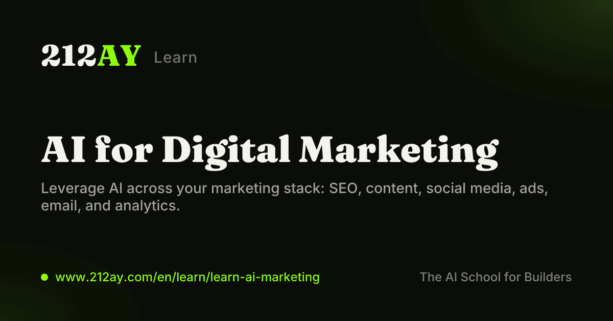 AI for Digital Marketing