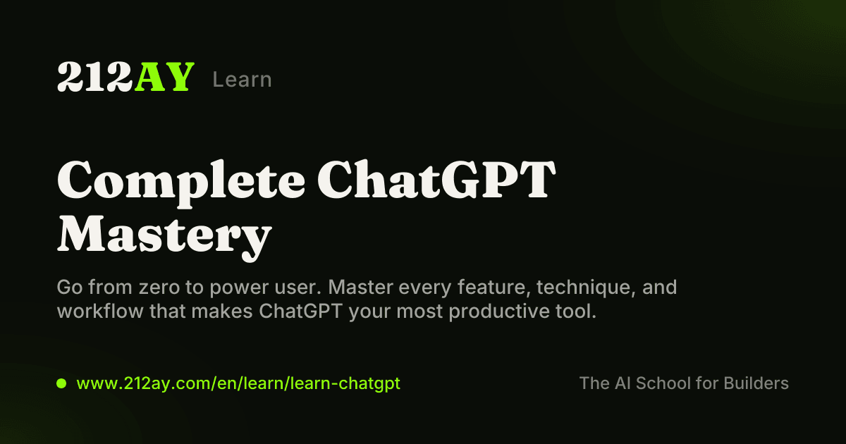Complete ChatGPT Mastery