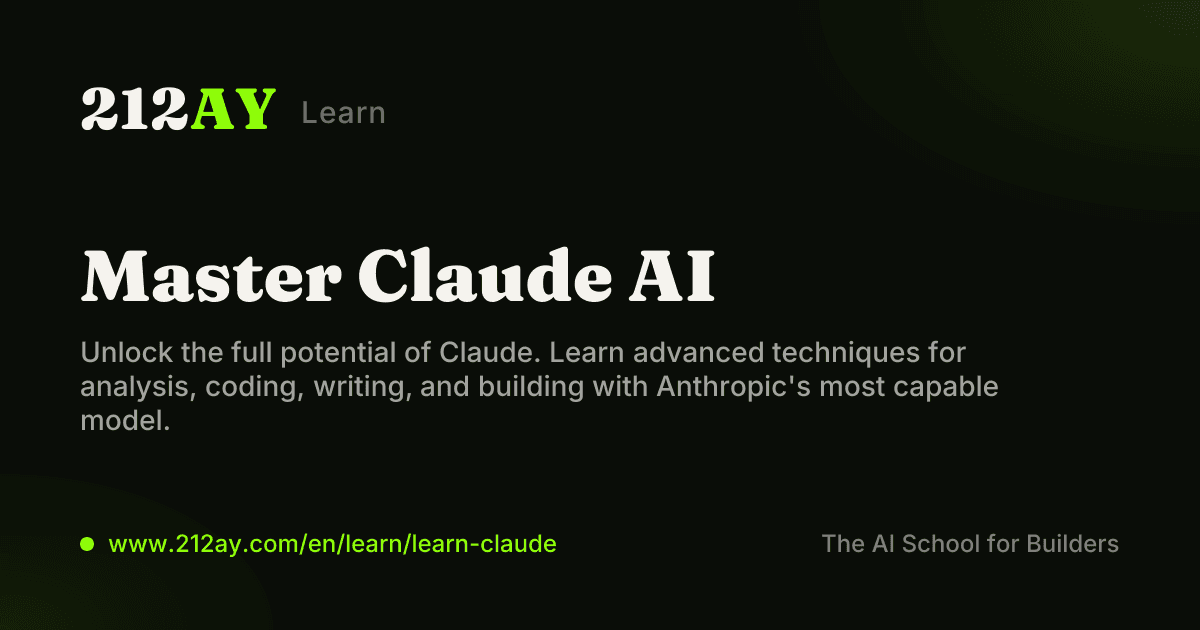 Master Claude AI