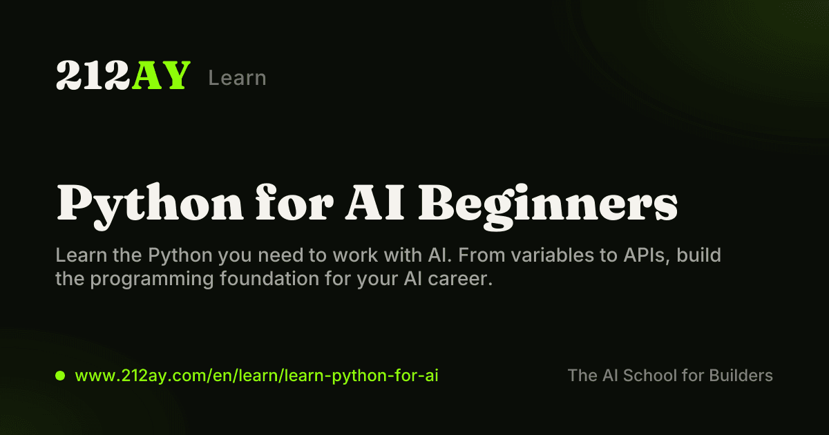 Python for AI Beginners