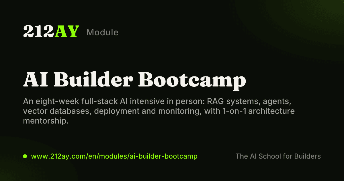 AI Builder Bootcamp
