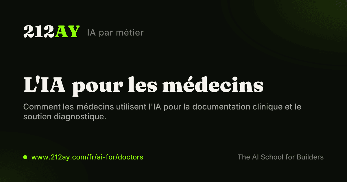 L'IA pour les médecins