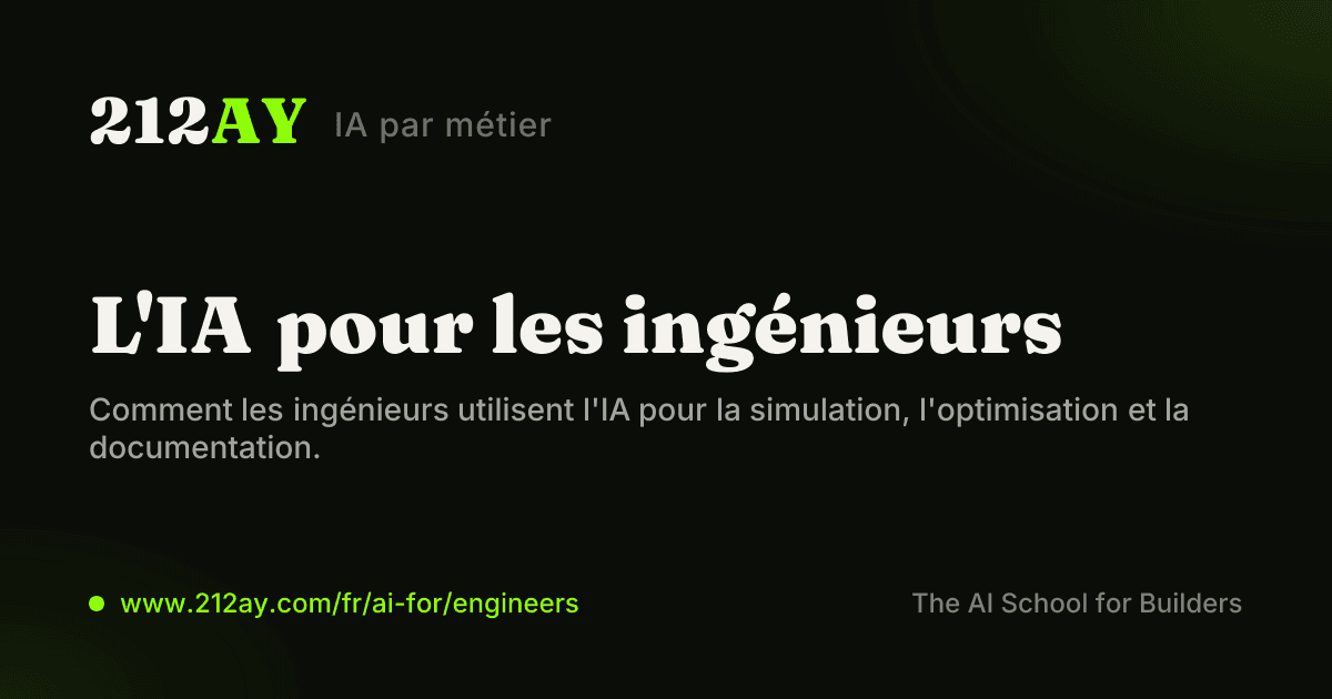 L'IA pour les ingénieurs
