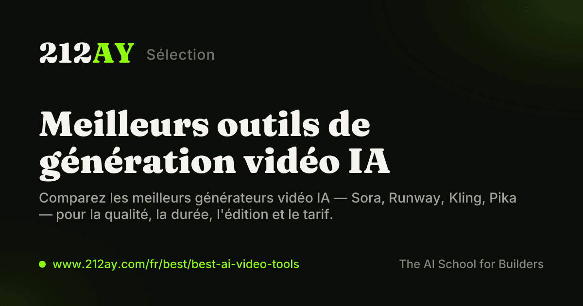 Meilleurs outils de génération vidéo IA