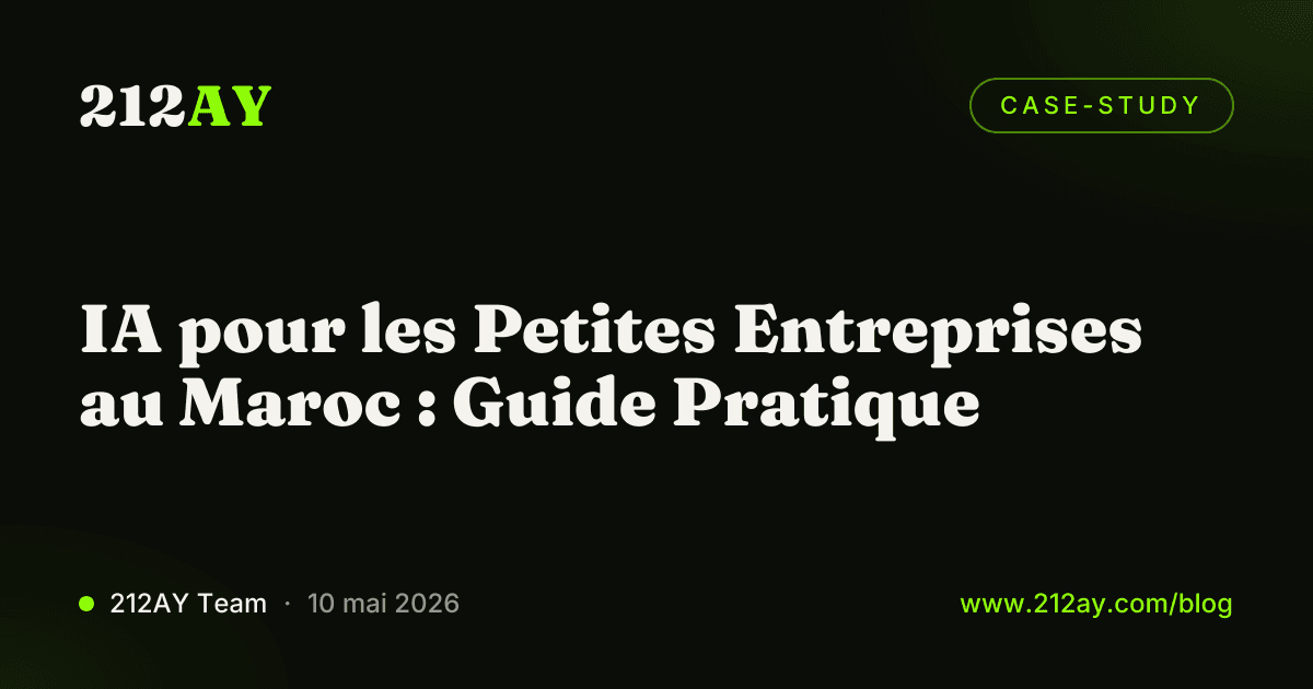 IA pour les Petites Entreprises au Maroc : Guide Pratique