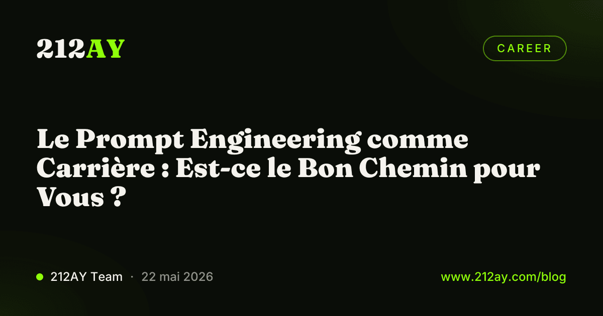 Le Prompt Engineering comme Carrière : Est-ce le Bon Chemin pour Vous ?