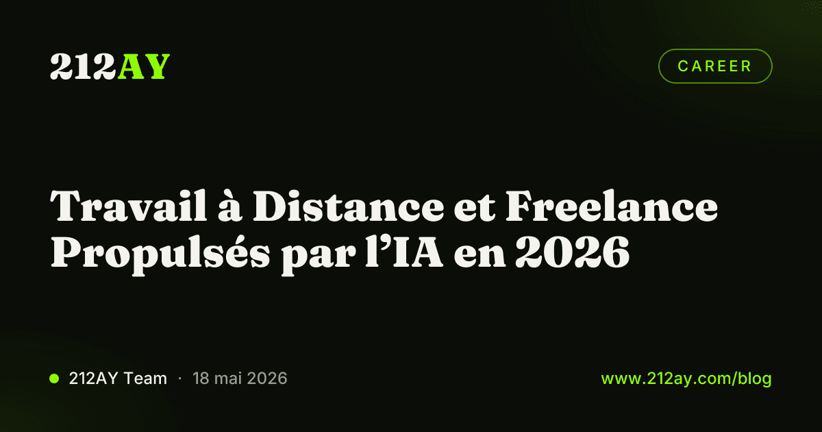 Travail à Distance et Freelance Propulsés par l’IA en 2026