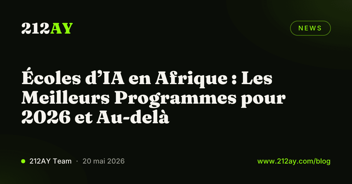 Écoles d’IA en Afrique : Les Meilleurs Programmes pour 2026 et Au-delà