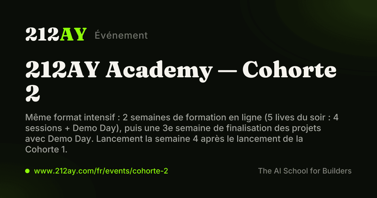 212AY Academy — Cohorte 2