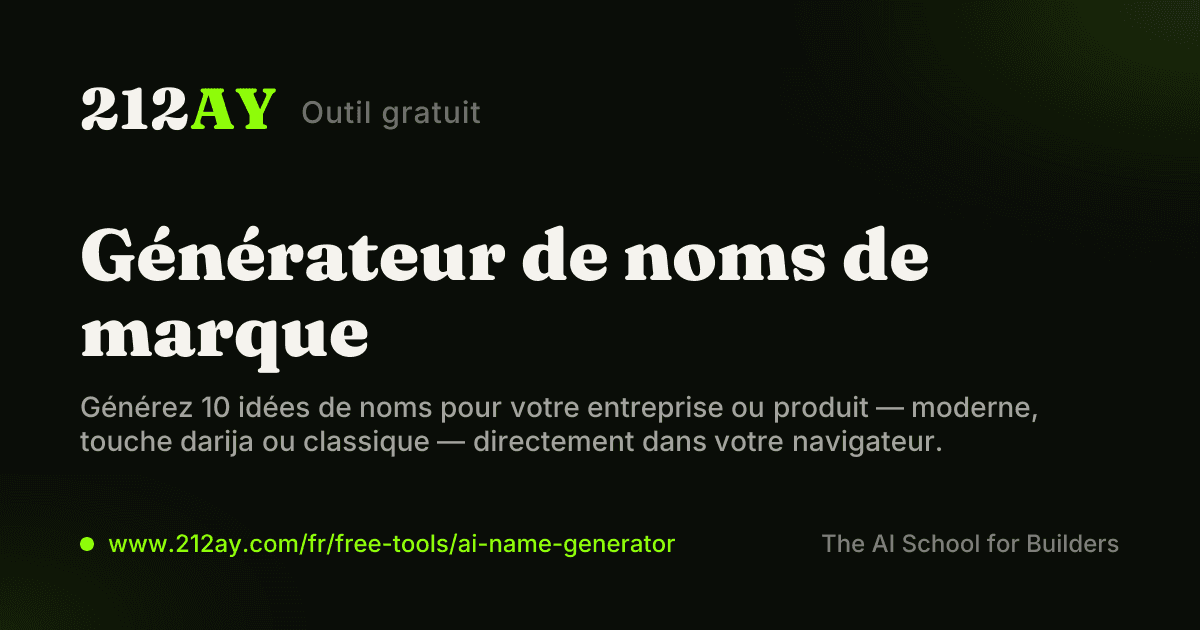 Générateur de noms de marque
