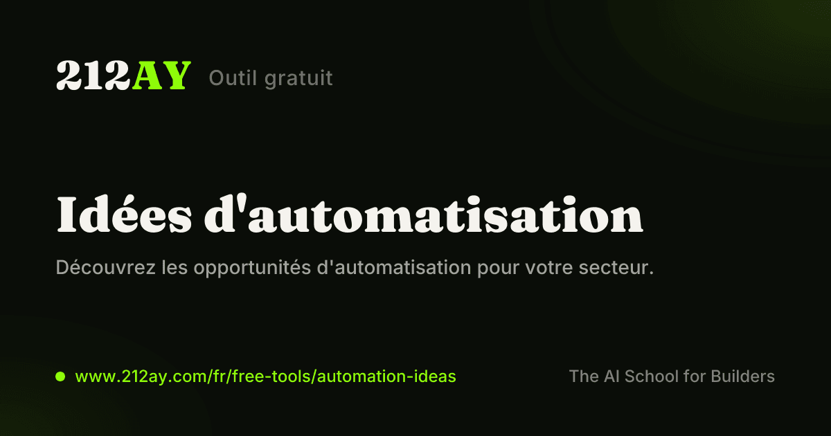 Trouveur d'idées d'automatisation