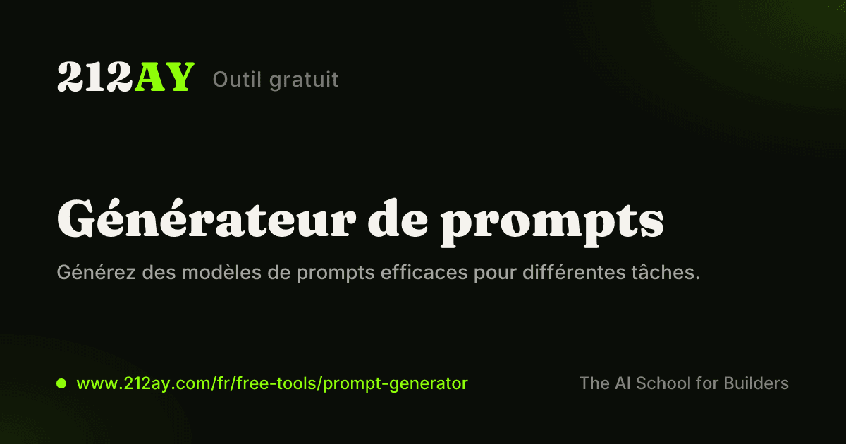 Générateur de prompts pro