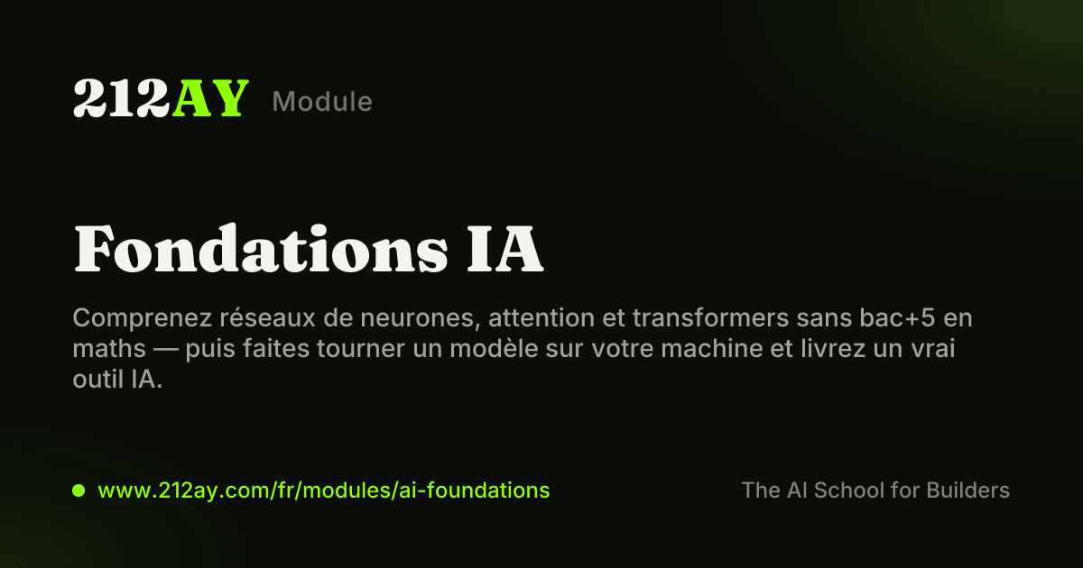 Fondations IA