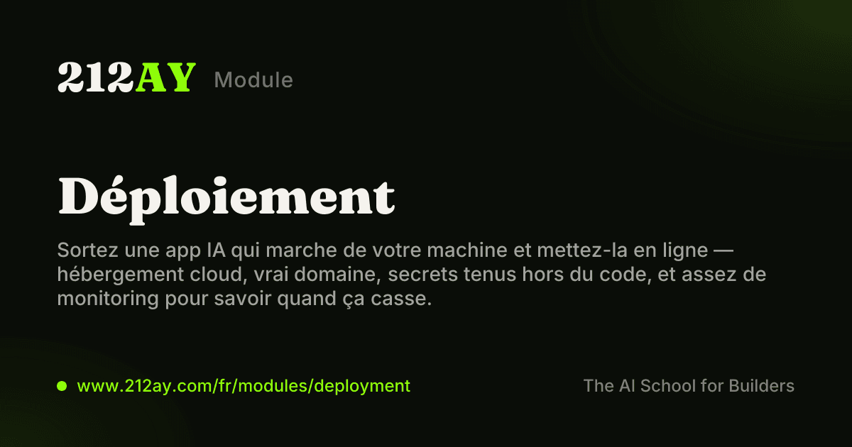 Déploiement