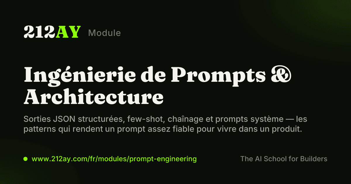 Ingénierie de Prompts & Architecture