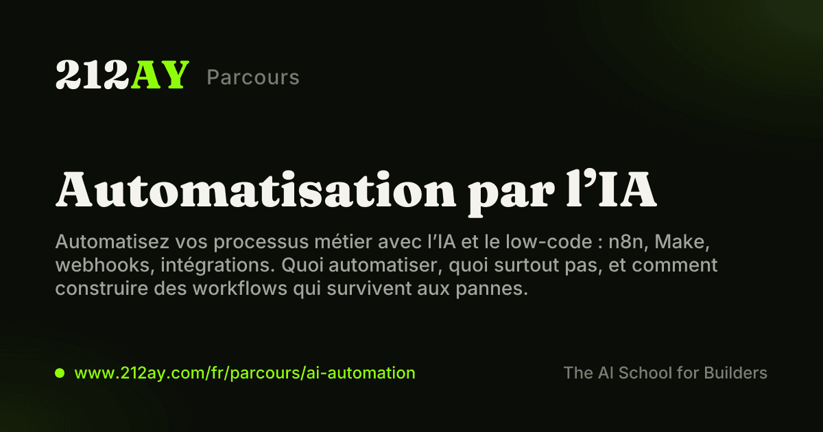 Automatisation par l’IA